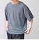 SHIPS any: ワッフル リラックス クルーネック Tシャツ◇