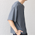 SHIPS any: ワッフル リラックス クルーネック Tシャツ◇