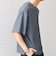 SHIPS any: ワッフル リラックス クルーネック Tシャツ◇
