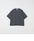 SHIPS any: ワッフル リラックス クルーネック Tシャツ◇