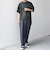 SHIPS any: ワッフル リラックス クルーネック Tシャツ◇