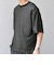 SHIPS any: ワッフル リラックス クルーネック Tシャツ◇