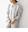 SHIPS any:〈洗濯機可能〉ツイード ライク オーバー ブラウス［NAVY BLUE］