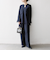 SHIPS any:〈洗濯機可能〉ツイード ライク オーバー ブラウス［NAVY BLUE］
