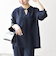 SHIPS any:〈洗濯機可能〉ツイード ライク オーバー ブラウス［NAVY BLUE］