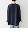 SHIPS any:〈洗濯機可能〉ツイード ライク オーバー ブラウス［NAVY BLUE］