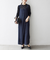 SHIPS any:〈洗濯機可能〉ツイード ライク サロペット［NAVY BLUE］