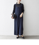 SHIPS any:〈洗濯機可能〉ツイード ライク サロペット［NAVY BLUE］