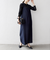 SHIPS any:〈洗濯機可能〉ツイード ライク サロペット［NAVY BLUE］