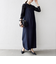 SHIPS any:〈洗濯機可能〉ツイード ライク サロペット［NAVY BLUE］