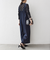 SHIPS any:〈洗濯機可能〉ツイード ライク サロペット［NAVY BLUE］