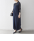SHIPS any:〈洗濯機可能〉ツイード ライク サロペット［NAVY BLUE］