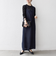 SHIPS any:〈洗濯機可能〉ツイード ライク サロペット［NAVY BLUE］