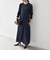 SHIPS any:〈洗濯機可能〉ツイード ライク サロペット［NAVY BLUE］