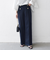 《予約》SHIPS any:〈洗濯機可能〉ツイード ライク マリン パンツ［NAVY BLUE］