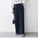 《予約》SHIPS any:〈洗濯機可能〉ツイード ライク マリン パンツ［NAVY BLUE］