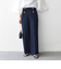 《予約》SHIPS any:〈洗濯機可能〉ツイード ライク マリン パンツ［NAVY BLUE］