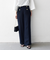 《予約》SHIPS any:〈洗濯機可能〉ツイード ライク マリン パンツ［NAVY BLUE］