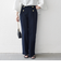 《予約》SHIPS any:〈洗濯機可能〉ツイード ライク マリン パンツ［NAVY BLUE］