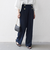 《予約》SHIPS any:〈洗濯機可能〉ツイード ライク マリン パンツ［NAVY BLUE］