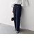 《予約》SHIPS any:〈洗濯機可能〉ツイード ライク マリン パンツ［NAVY BLUE］