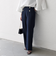 《予約》SHIPS any:〈洗濯機可能〉ツイード ライク マリン パンツ［NAVY BLUE］