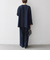 《予約》SHIPS any:〈洗濯機可能〉ツイード ライク マリン パンツ［NAVY BLUE］