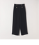 《予約》SHIPS any:〈洗濯機可能〉ツイード ライク マリン パンツ［NAVY BLUE］