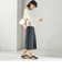 《予約》チェック ボックス プリーツ スカート