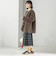《予約》チェック ボックス プリーツ スカート