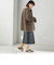《予約》チェック ボックス プリーツ スカート