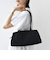 《予約》【WEB限定】ポリエステル スエード 横長 ボストン バッグ