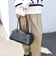 《予約》【WEB限定】ポリエステル スエード 横長 ボストン バッグ