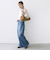 《予約》【WEB限定】ポリエステル スエード 横長 ボストン バッグ