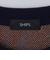 SHIPS:〈洗濯機可能〉 コットン カシミヤ チェック クルーネック ニット
