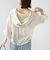 《予約》【WEB限定】〈手洗い可能〉レース フード シャツ 羽織
