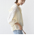 《予約》【WEB限定】〈手洗い可能〉レース フード シャツ 羽織