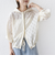 《予約》【WEB限定】〈手洗い可能〉レース フード シャツ 羽織
