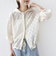 《予約》【WEB限定】〈手洗い可能〉レース フード シャツ 羽織