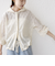 《予約》【WEB限定】〈手洗い可能〉レース フード シャツ 羽織