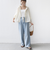 《予約》【WEB限定】〈手洗い可能〉レース フード シャツ 羽織