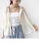 《予約》【WEB限定】〈手洗い可能〉レース フード シャツ 羽織