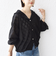 《予約》【WEB限定】〈手洗い可能〉レース フード シャツ 羽織