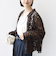 〈手洗い可能〉レース シャツ 羽織