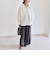 quaranciel:〈手洗い可能〉モノグラム ドット リラックス ワイド パンツ