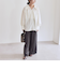 quaranciel:〈手洗い可能〉モノグラム ドット リラックス ワイド パンツ