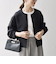 《一部予約》SHIPS any:〈洗濯機可能〉ダブルクロス ノーカラー ジップ ブルゾン［NAVY BLUE］