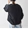 《一部予約》SHIPS any:〈洗濯機可能〉ダブルクロス ノーカラー ジップ ブルゾン［NAVY BLUE］