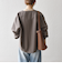 《一部予約》SHIPS any:〈洗濯機可能〉ダブルクロス ノーカラー ジップ ブルゾン［NAVY BLUE］