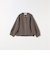 《一部予約》SHIPS any:〈洗濯機可能〉ダブルクロス ノーカラー ジップ ブルゾン［NAVY BLUE］